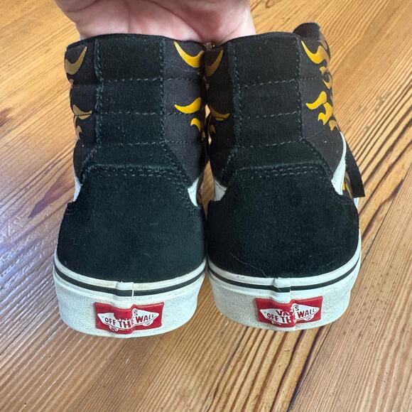 VANS Filmore black suede flame high top lace mens sneakers SIZE 9 - Picture 6 of 8